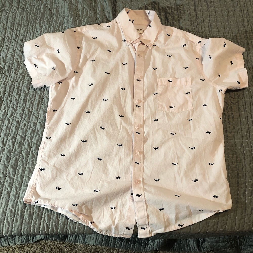 Mens merona short sleeved button down